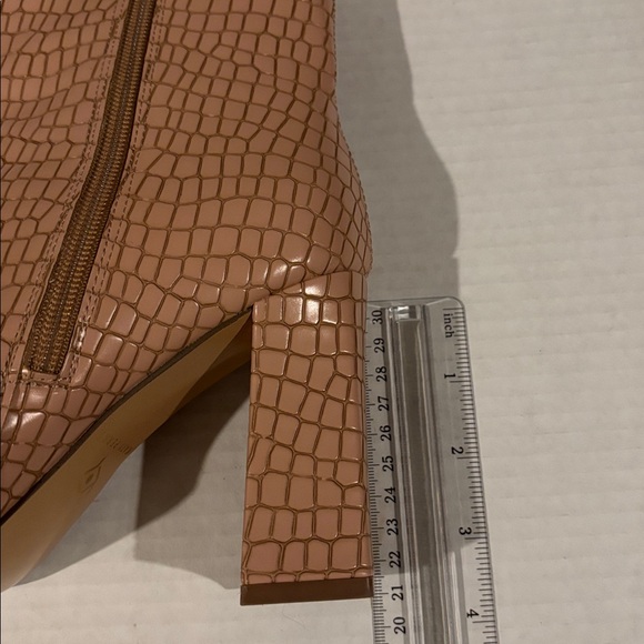 Pink Katie Perry Pink Luvlie Croc-Embossed Ankle Boots - Size - Picture 7 of 10